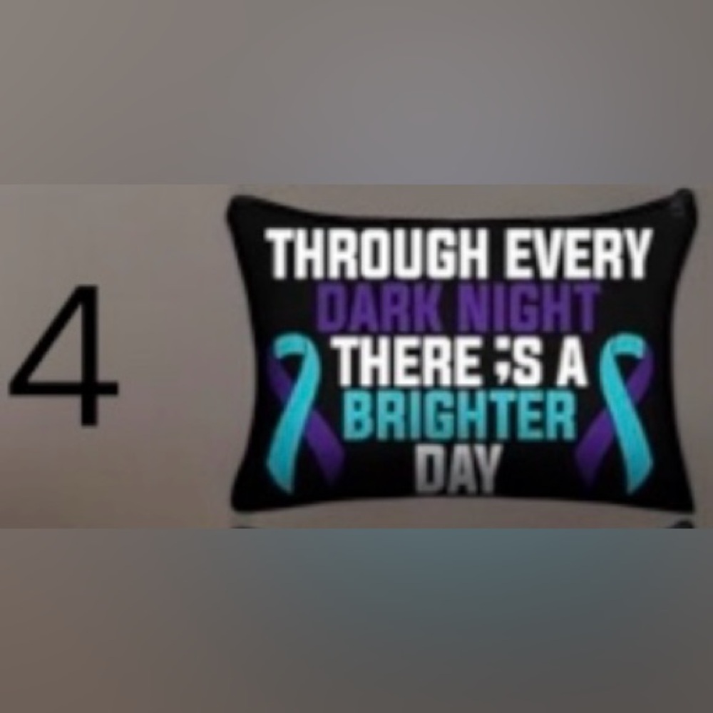 Suicide Prevention Awareness Set: 1 Pen, 1 Note pad, 1 Makeup Bags, 1 Bracelet - Picture 8 of 16